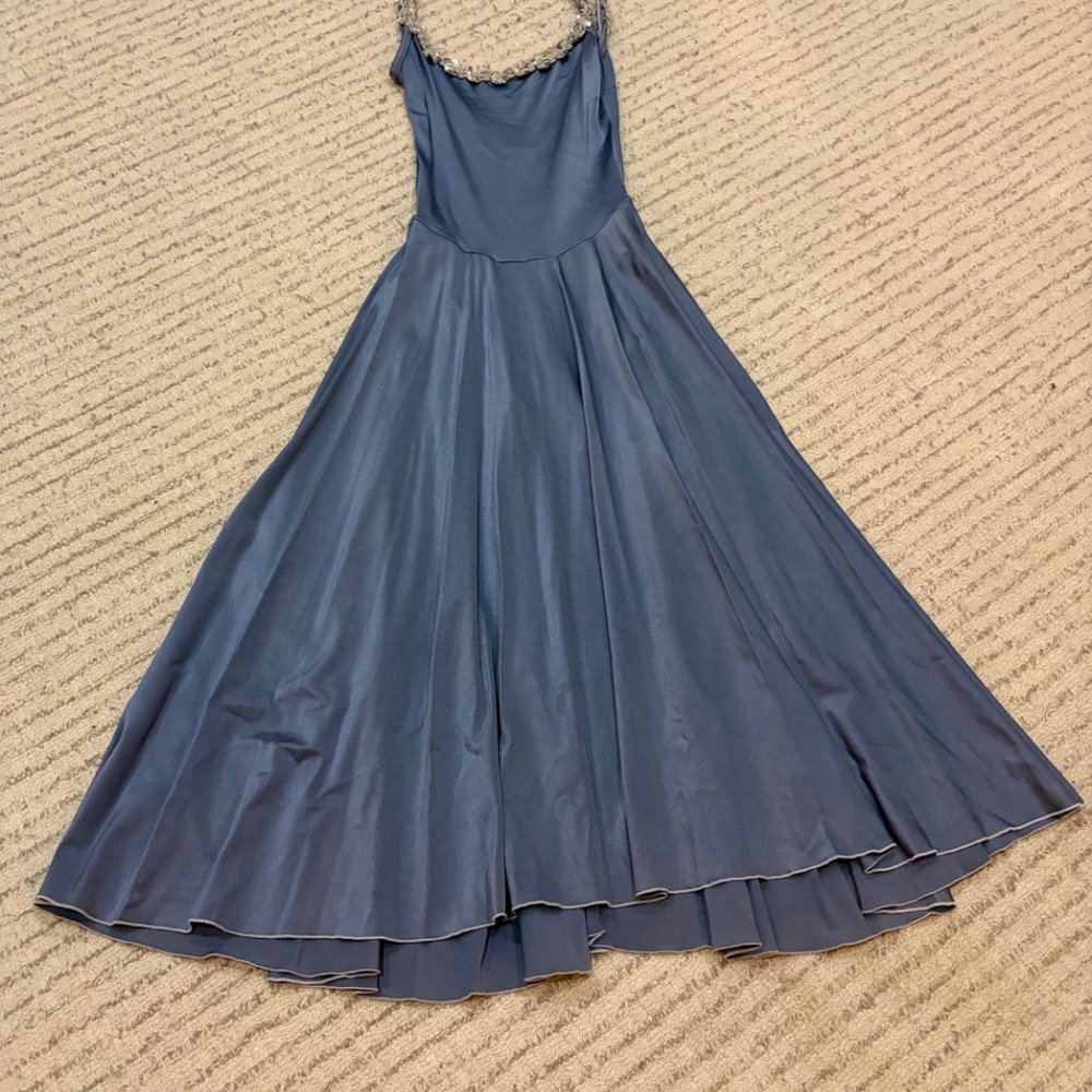 🩰 Capezio Slate Blue Ballet/Contemporary Costume — M 🩰 - Picture 5 of 7